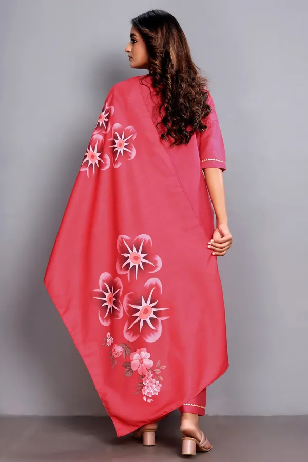 Classic_Red_Embroidered_Ethnic_Kurta_Pant_Set_with_Soft_Floral_Printed_Dupatta_|_Festive_Ready_for_Girls_and_Women