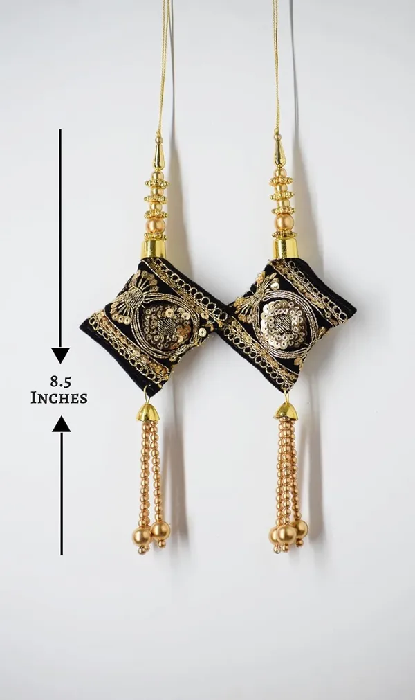 Black_Velvet_Fabric_Decorative_Handmade_Latkan_For_Saree_And_Lehenga_Blouse_Hanging_Tassel_Heavy_(Pack_Of_4)