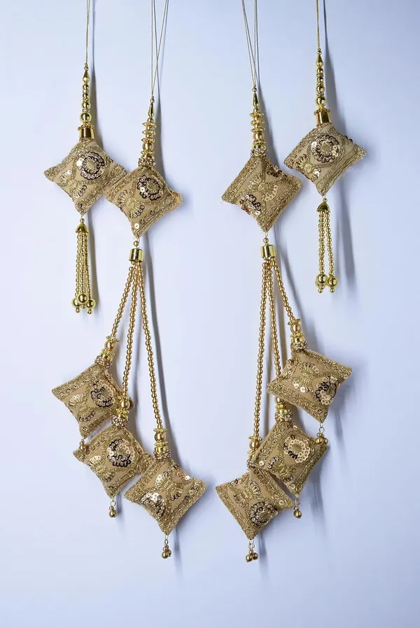 Gold_Velvet_Handmade_Hanging_Tassel_Latkan_For_Heavy_Long_Lehenga__(Pack_Of_4)
