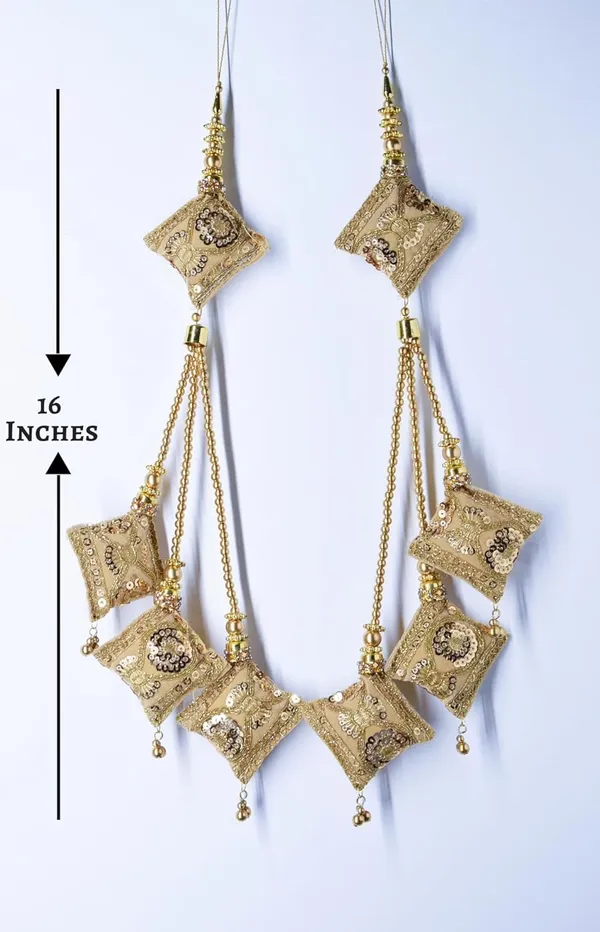 Gold_Velvet_Handmade_Hanging_Tassel_Latkan_For_Heavy_Long_Lehenga__(Pack_Of_4)