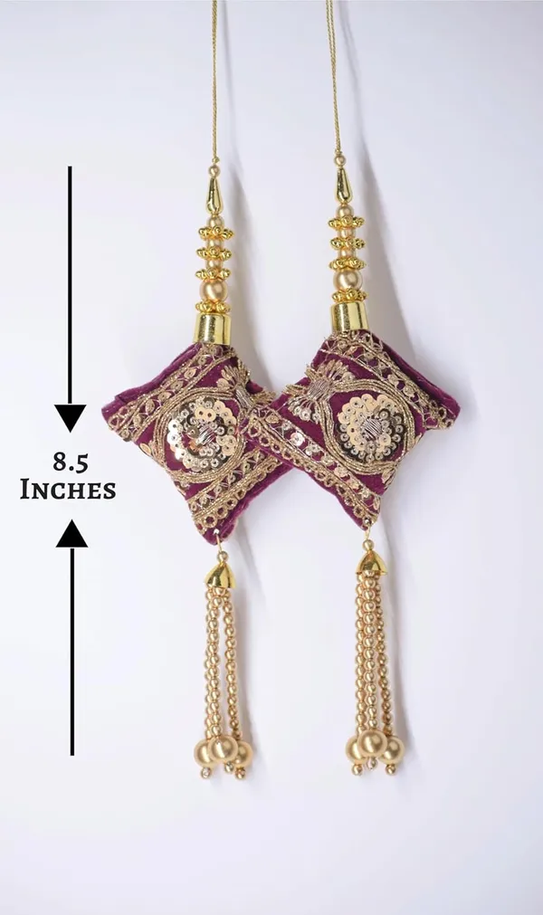Wine_Velvet_Fabric_Decorative_Handmade_Latkan_For_Saree_And_Lehenga_Blouse_Hanging_Tassel_Heavy_(Pack_Of_2)