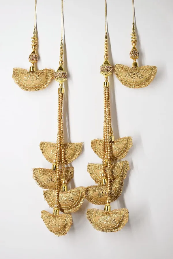 Gold_Handmade_Ethnic_Long_Hanging_Latkan_For_Bridal_Lehenga_Blouse_Saree_Kurti_Hanging_Tassels__(Pack_Of_4)