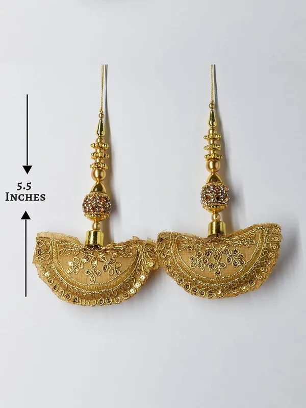 Gold_Handmade_Ethnic_Long_Hanging_Latkan_For_Bridal_Lehenga_Blouse_Saree_Kurti_Hanging_Tassels__(Pack_Of_4)