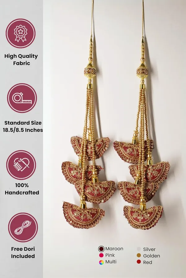 Maroon_Handmade_Ethnic_Long_Hanging_Latkan_For_Bridal_Lehenga_Blouse_Saree_Kurti_Hanging_Tassels__(Pack_Of_2)