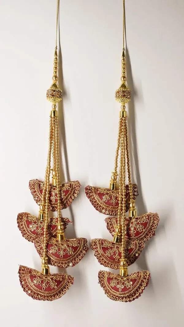 Maroon_Synthetic_Handmade_Ethnic_Long_Hanging_Latkan_For_Lehenga_Designer_Work_Tassels_For_Saree,_Blouse_And_Bridal_Wedding_(Pack_Of_4)