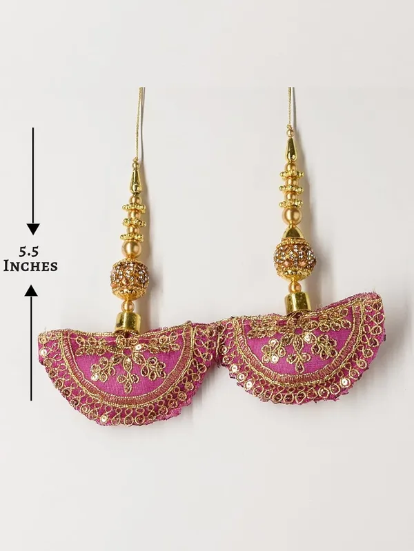 Magenta_Handmade_Ethnic_Long_Hanging_Latkan_For_Bridal_Lehenga_Blouse_Saree_Kurti_Hanging_Tassels_(Pack_Of_2)
