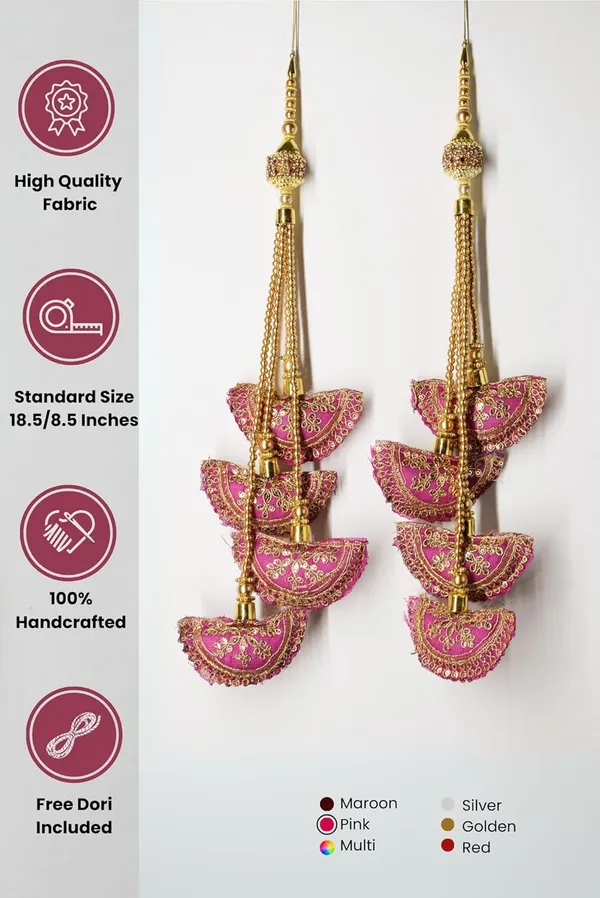 Magenta_Handmade_Ethnic_Long_Hanging_Latkan_For_Lehenga_Designer_Work_Tassels_For_Saree,_Blouse_And_Bridal_Wedding_(Pack_Of_4)