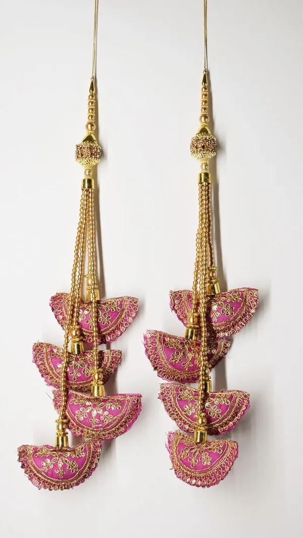 Magenta_Handmade_Ethnic_Long_Hanging_Latkan_For_Lehenga_Designer_Work_Tassels_For_Saree,_Blouse_And_Bridal_Wedding_(Pack_Of_4)