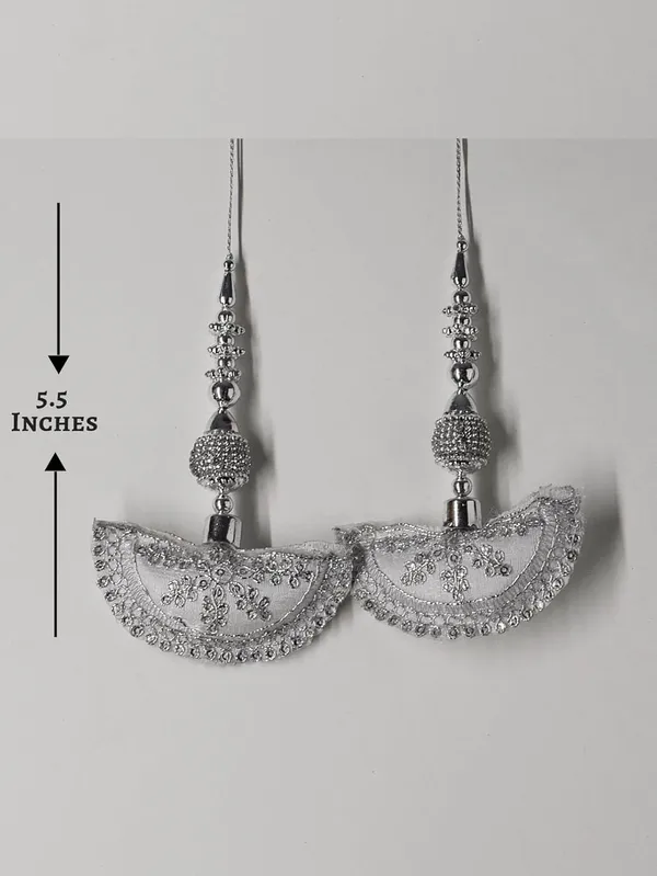 Silver_Handmade_Ethnic_Long_Hanging_Latkan_For_Bridal_Lehenga_Blouse_Saree_Kurti_Hanging_Tassels__(Pack_Of_2)