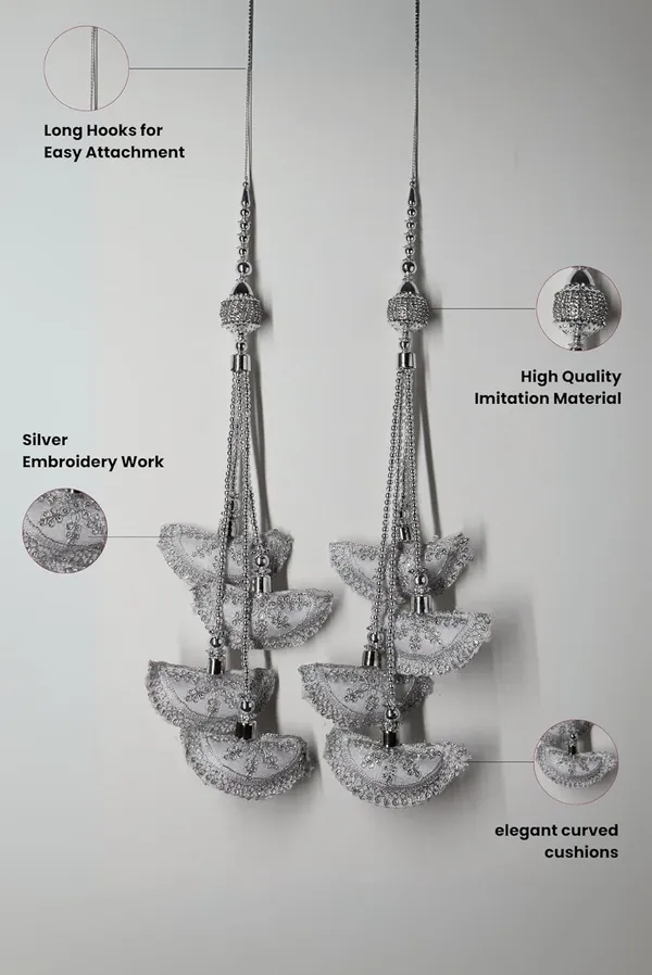 Silver_Handmade_Ethnic_Long_Hanging_Latkan_For_Lehenga_Designer_Work_Tassels_For_Saree,_Blouse_And_Bridal_Wedding__(Pack_Of_4)