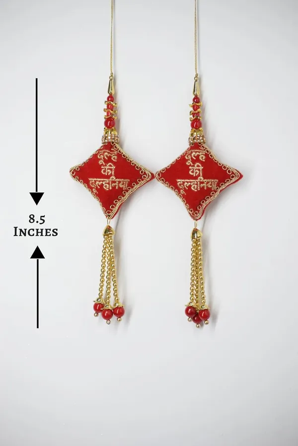 Red_Handmade_Custom_Bridal_Velvet_Latkan_For_Blouse_&_Lehenga_Heavy_And_Long_Brooch_(Pack_Of_2)
