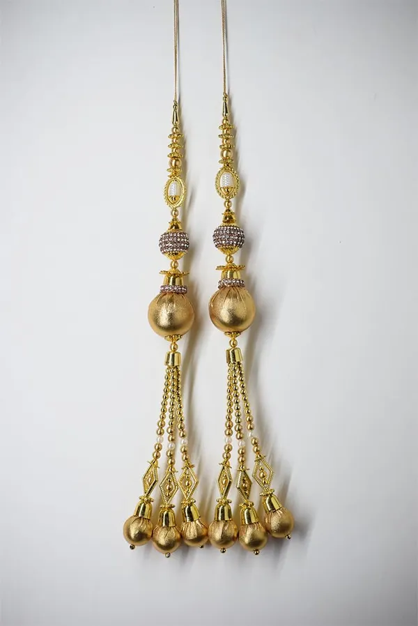 Gold_Long_Bridal_Heavy_Latkan_Tassel_For_Lehenga_(Pack_Of_4)