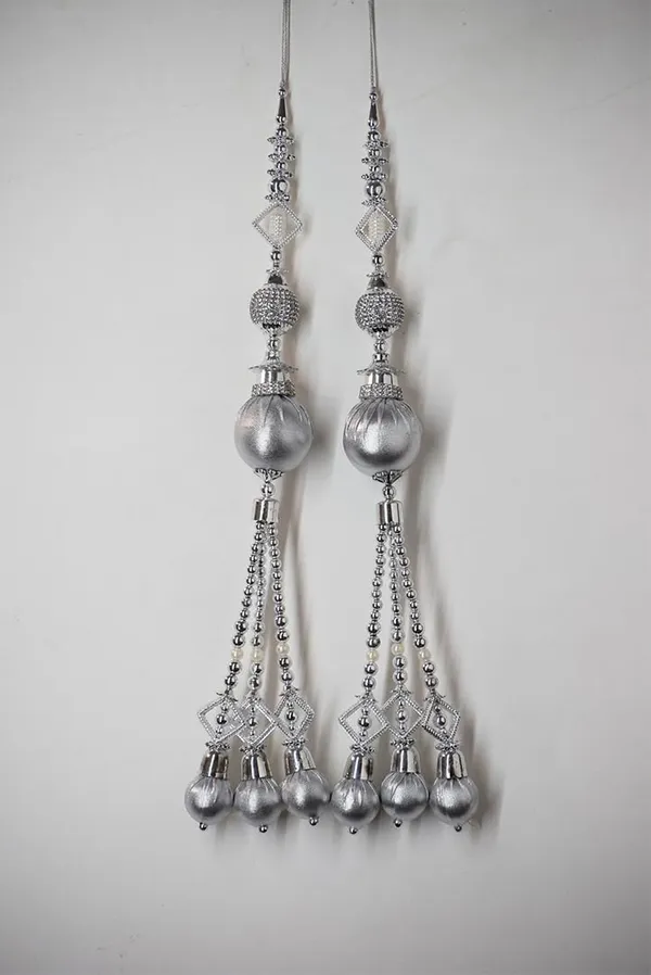 Silver_Long_Bridal_Heavy_Latkan_Tassel_For_Lehenga_(Pack_Of_2)