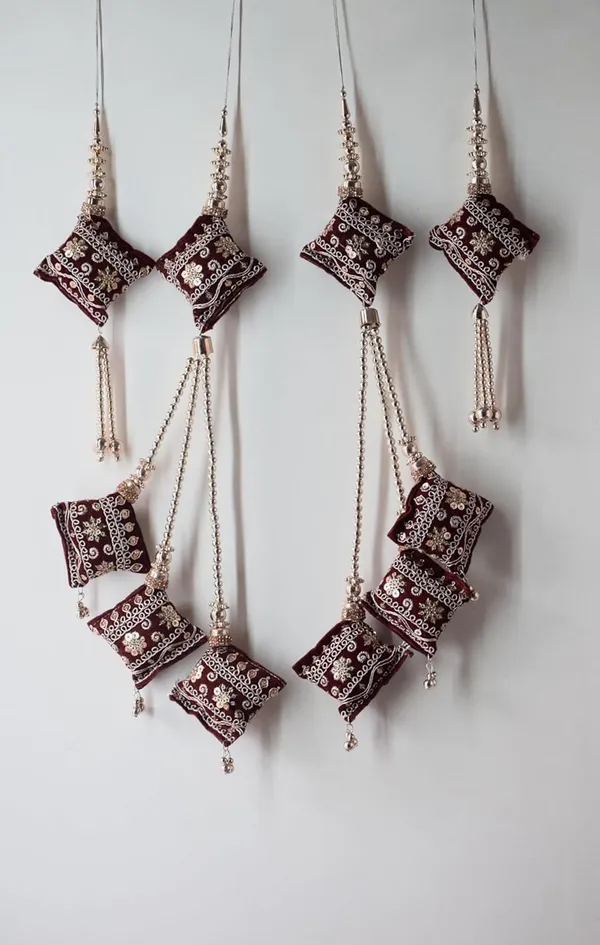Multi_Handmade_Ethnic_Hanging_Tassel_For_Lehenga_Saree_Blouse_Kurti_Hanging_Latkan_(Pack_Of_2)