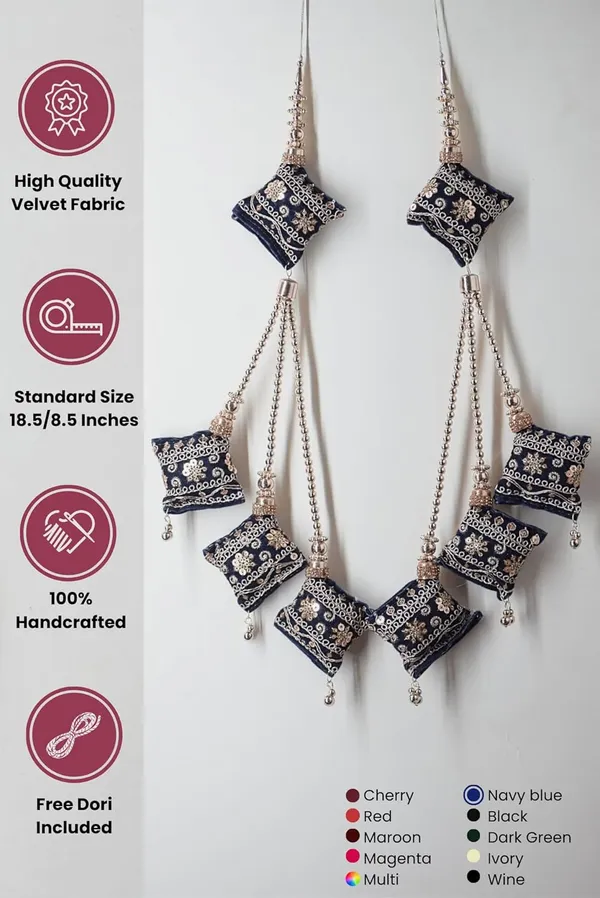 Maroon_Handmade_Ethnic_Hanging_Tassel_For_Lehenga_Saree_Blouse_Kurti_Hanging_Latkan__(Pack_Of_2)