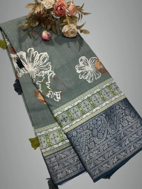 Grey_Moss_Crepe_Silk_Saree_For_Women