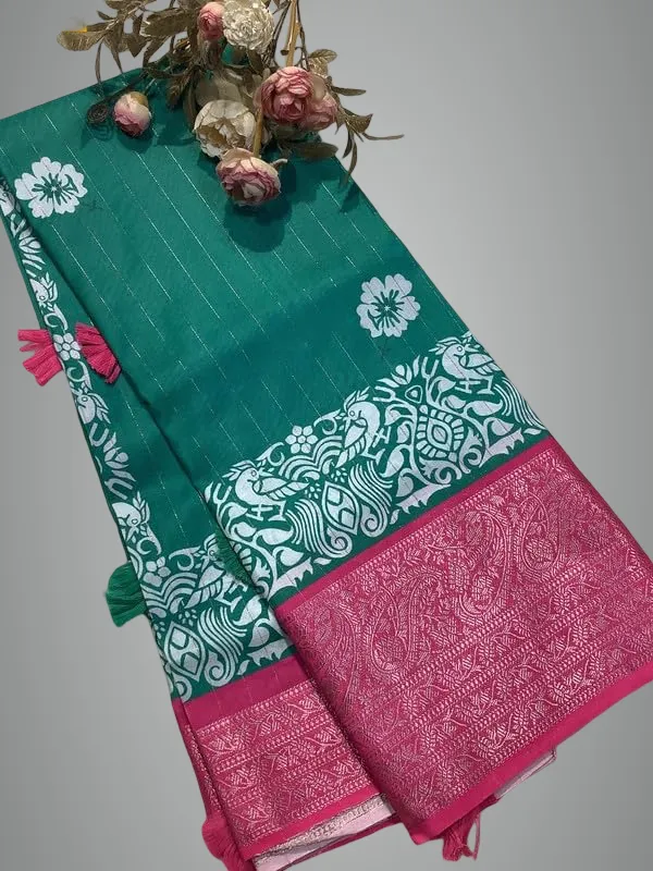 Green_Moss_Crepe_Silk_Saree_For_Women