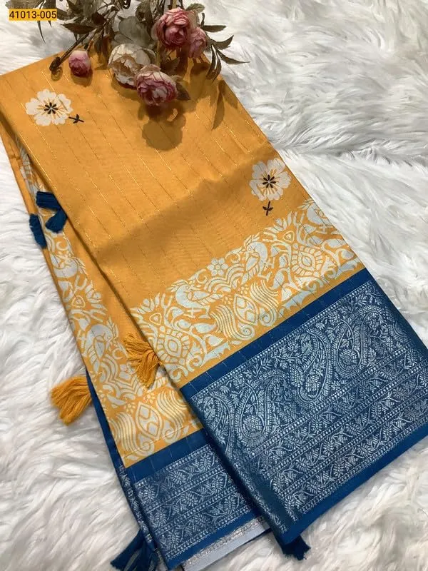 Yellow_Moss_Crepe_Silk_Saree_For_Women