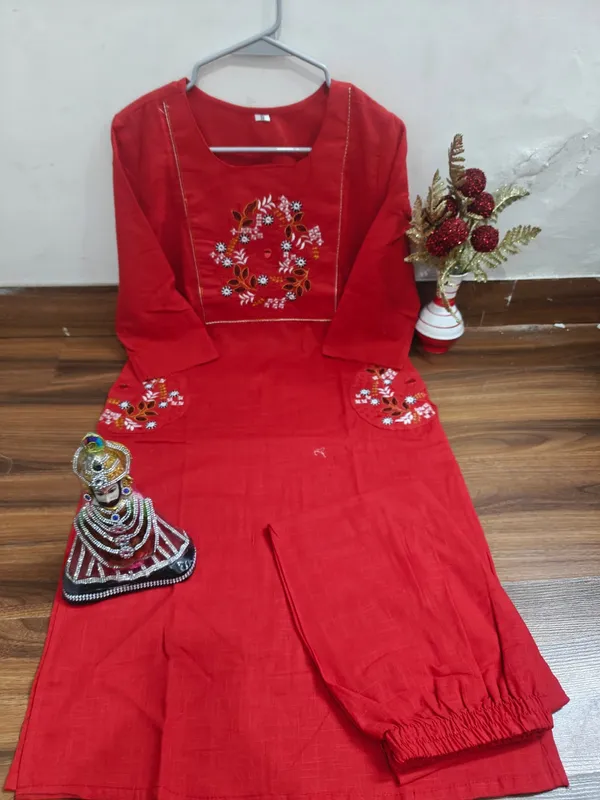 Embroidery_Cotton_Palazzo_Set
