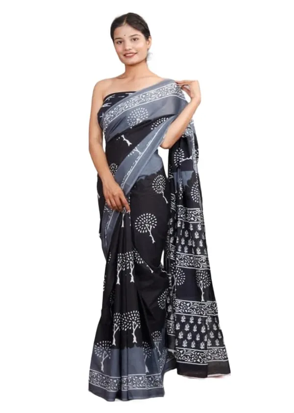 Black_&_Grey_Mulmul_Cotton_Saree_For_Women