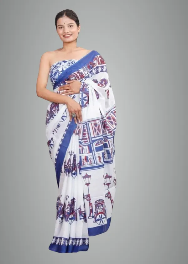 White_Mulmul_Cotton_Saree_For_Women