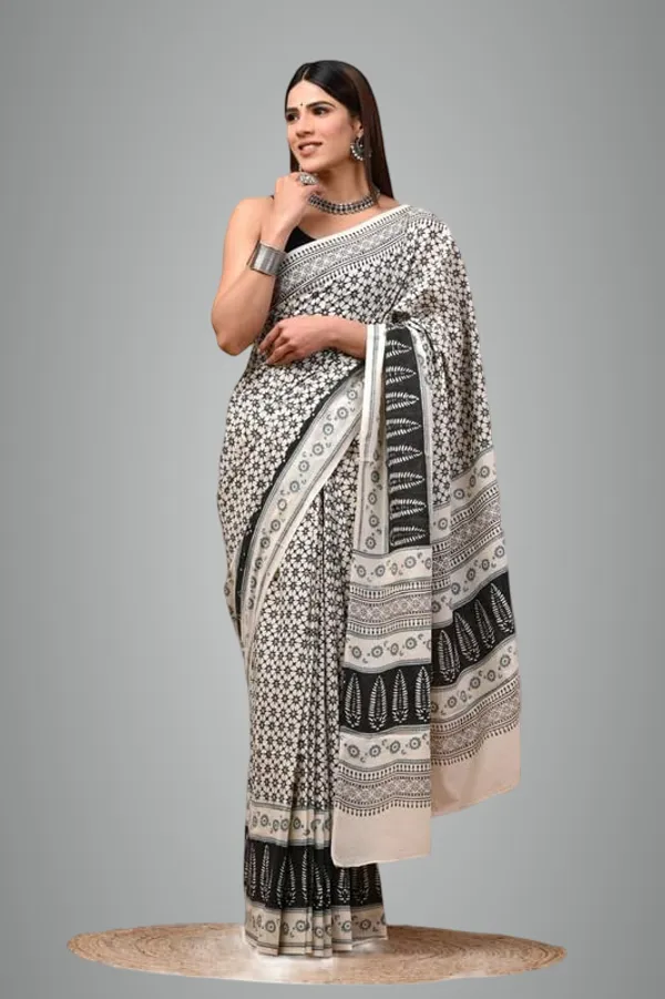 Black_Mulmul_Cotton_Saree_For_Women