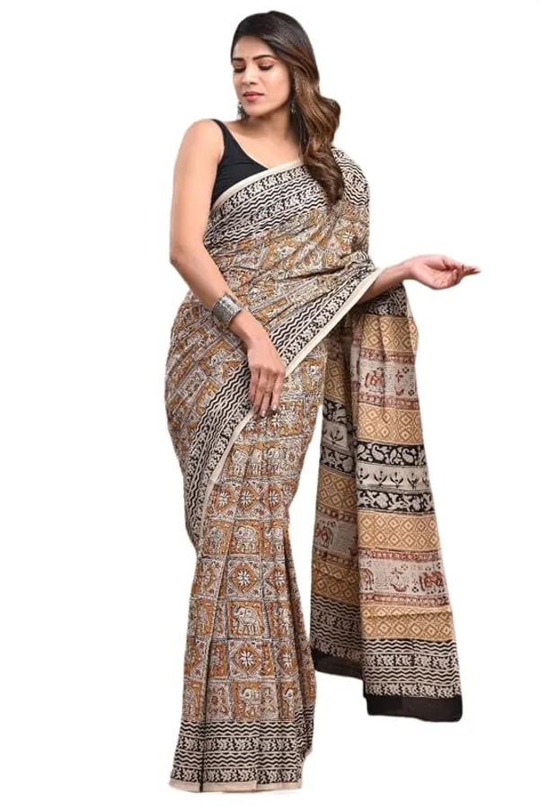 Chikoo_Mulmul_Cotton_Saree_For_Women