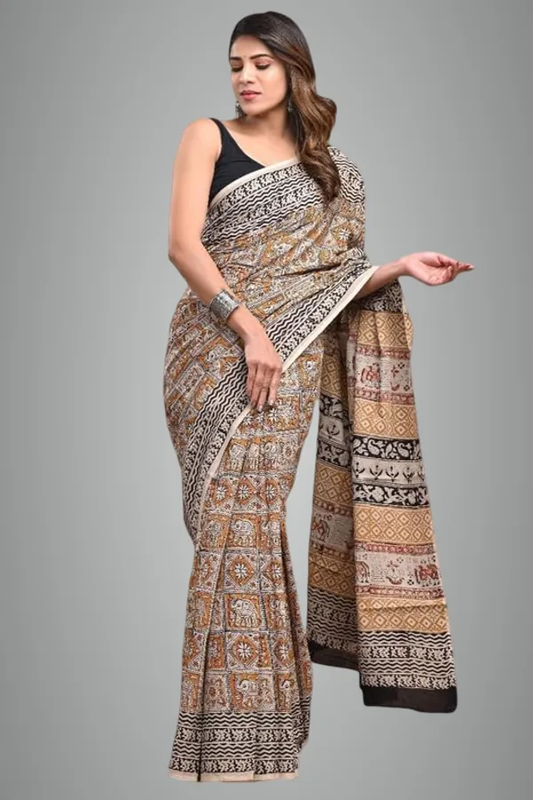 Chikoo_Mulmul_Cotton_Saree_For_Women