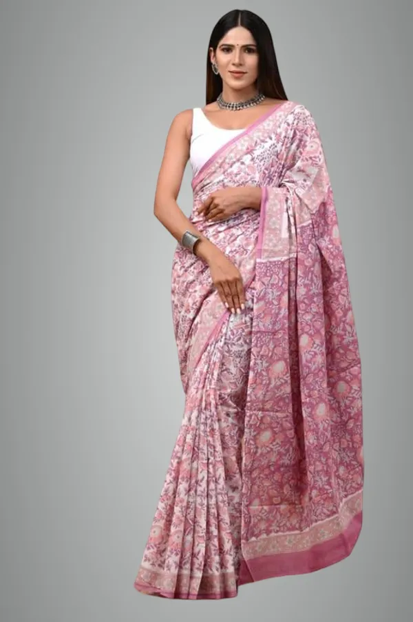 Pink_Mulmul_Cotton_Saree_For_Women