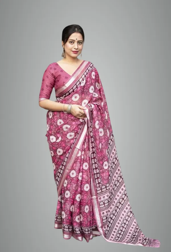 Purple_Kota_Doria_Saree_For_Women