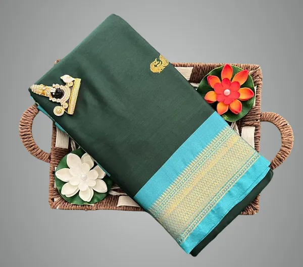 Green_Silk_Cotton_Saree_For_Women