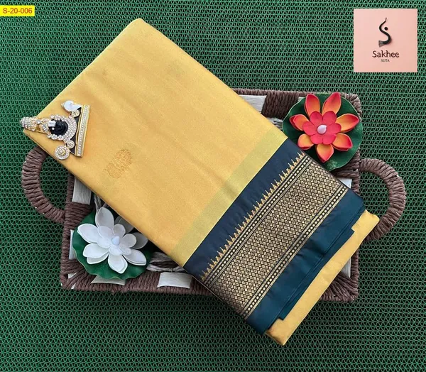 Yellow_Silk_Cotton_Saree_For_Women