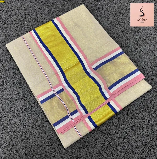 Pink_Golden_Tissue_Saree_For_Women