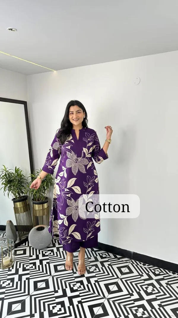 Summer_Cotton_Kurti_Pant_Set