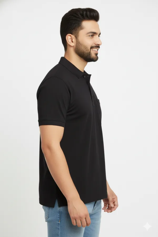 Black_Half_Sleeves_Sinker_T-Shirt_For_Men
