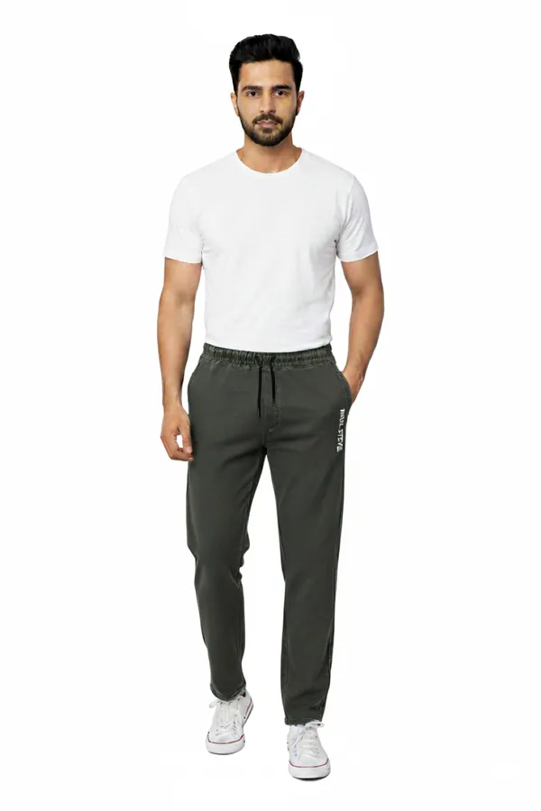 Olive_Stylish_&_Stretchable_Sulphur_With_Drawstring_Waist_Trackpant_For_Men