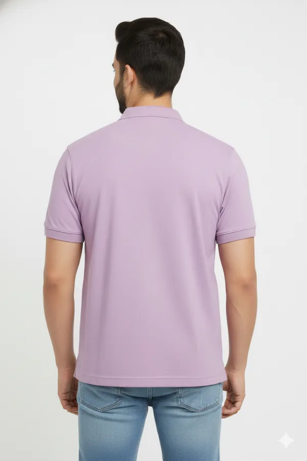 Lavender_Half_Sleeves_Sinker_T-Shirt_For_Men