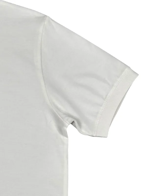 White_Solid_Collared_Half_Sleeve_Stylish_&_Comfortable_T-Shirt_For_Men