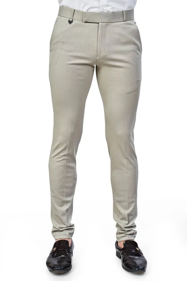 Beige_Textured_Plain_Stylish_&_Comfortable_Bottomwear_Trouser_For_Men