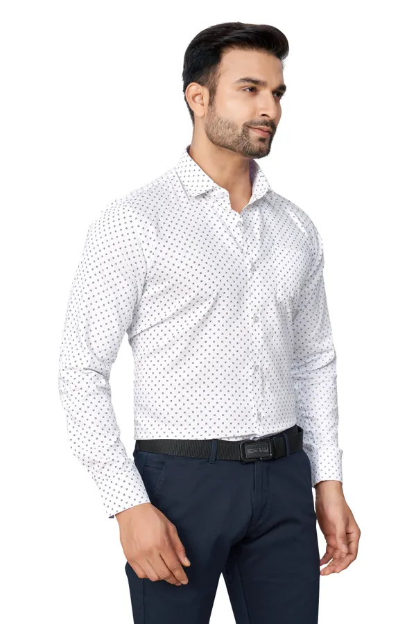 White_Full_Sleeves_Formal_Shirt_For_Men