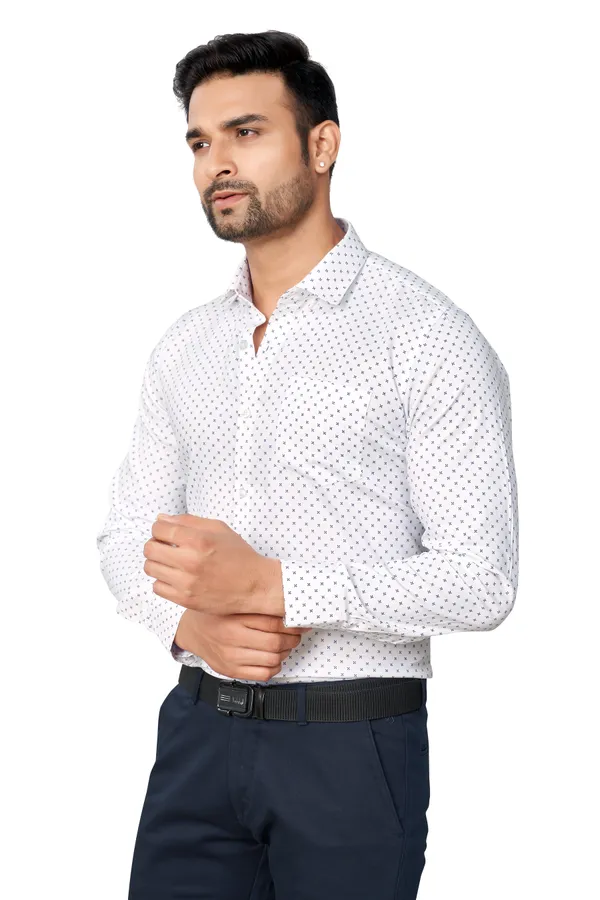 White_Full_Sleeves_Formal_Shirt_For_Men