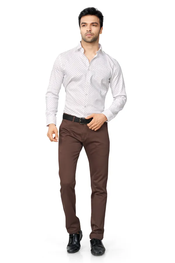 Brown_Printed_Full_Sleeves_Formal_Shirt_For_Men