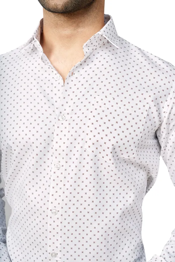 Brown_Printed_Full_Sleeves_Formal_Shirt_For_Men