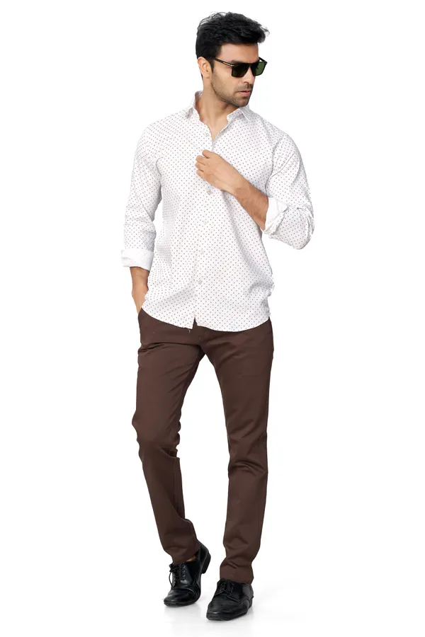 Brown_Printed_Full_Sleeves_Formal_Shirt_For_Men