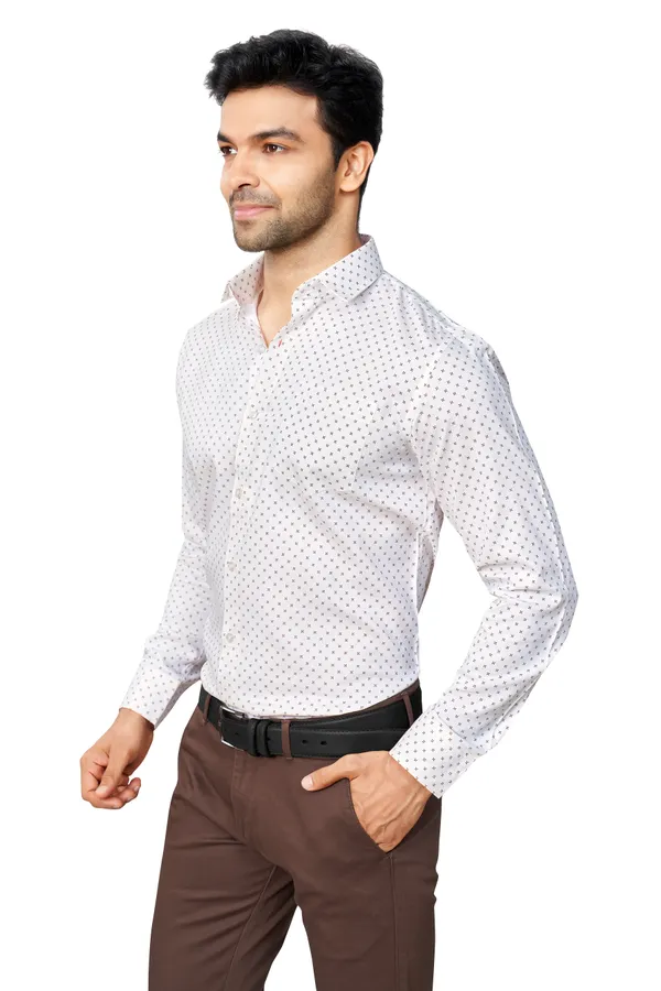 Brown_Printed_Full_Sleeves_Formal_Shirt_For_Men