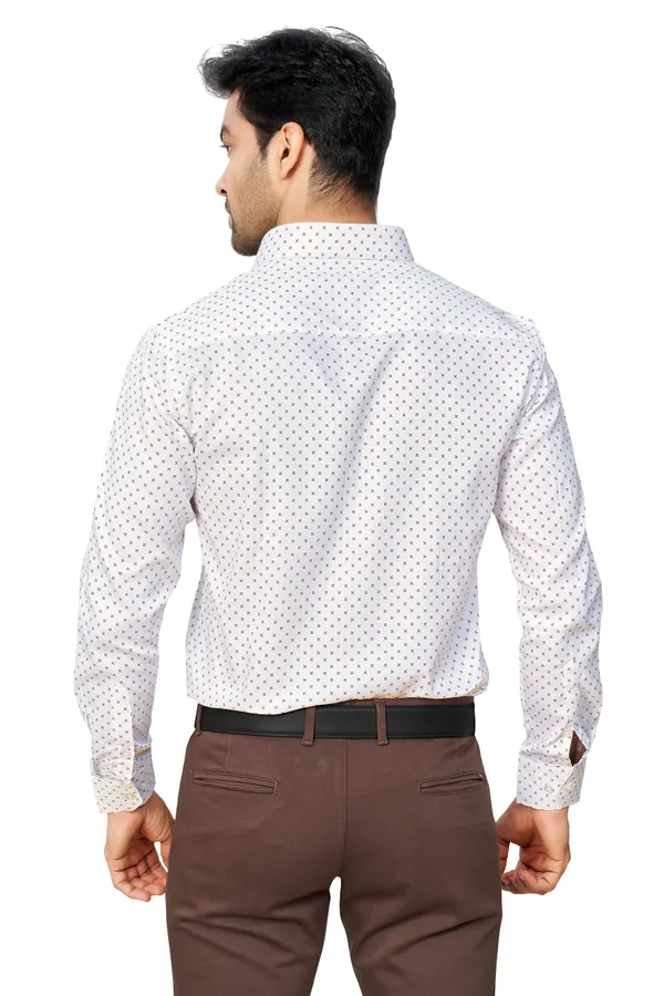 Brown_Printed_Full_Sleeves_Formal_Shirt_For_Men