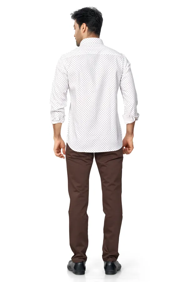Brown_Printed_Full_Sleeves_Formal_Shirt_For_Men