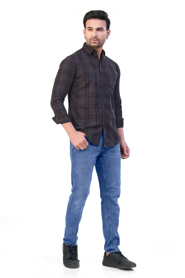 Dark_Grey_Checks_Premium_&_Elegant_Casual_Shirt_For_Men