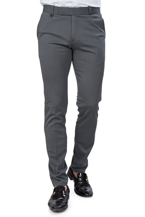 Dark_Grey_Textured_Plain_Stylish_&_Comfortable_Bottomwear_Trouser_For_Men