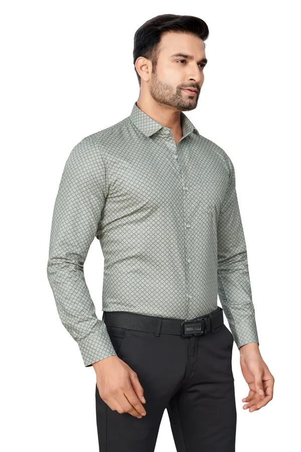 Dark_Grey_Printed_Full_Sleeves_Formal_Shirt_For_Men